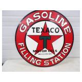 Texaco Motor Oil Gasoline Filling Station Sign