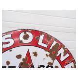 Original 42" Porcelain  Texaco Gasoline Motor Sign