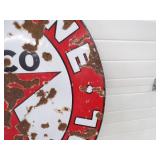 Original 42" Porcelain  Texaco Gasoline Motor Sign
