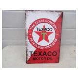 Texaco The Texas Company Motor Oil Sign