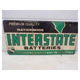 Original Interstate Batteries Metal Sign