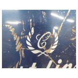 Original Crest liner Richmond IN Convex Button Metal Sign