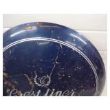 Original Crest liner Richmond IN Convex Button Metal Sign