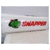 Original Snapper Backlit Plexiglass Sign Panel Raised Sign