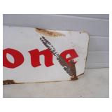 Heavy Metal Double Sided Bridgestone / Firestone Sign