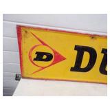 1965 Original Embossed Dunlop Tire Metal Sign