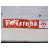 1993 Firestone Embossed original Metal Sign