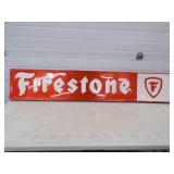 1993 Firestone Embossed original Metal Sign