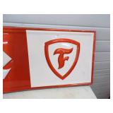 1993 Firestone Embossed original Metal Sign