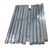 Mixed Lot of 12 New Surplus Kingbright DC08-11YWA LED Display Bars - 10 Large and 2 Small Tubes