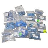 Mixed Lot of Nos Surplus Capacitors - REA, Miramar Dielectric, COG Ceramic and Electrolytic Components - Partial Bags Included
