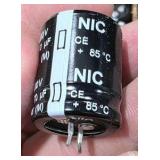 NOS Surplus NIC Components NRLM471M200V25X30 Electrolytic Capacitors 200V 470uF 25x30 - Qty 200