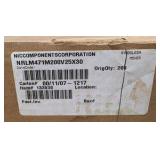 NOS Surplus NIC Components NRLM471M200V25X30 Electrolytic Capacitors 200V 470uF 25x30 - Qty 200
