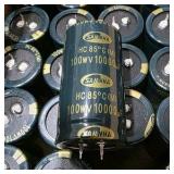 NOS Surplus Samwha HC Label Number: 08041-20-00487 100WV 10000uF Electrolytic Capacitors 35x65mm - 50 Pcs - HC 2A 109 M 35065 HA 1 00