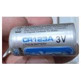 NOS 125 Pc Sener CR123A 3V Lithium Batteries - Bulk Battery Lot - P/N SCR17335A/719