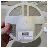 Mixed Lot of 8 New Surplus Component Reels - NIC Capacitors and Chip Resistors - Partial Included