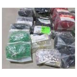 Mixed Lot of New Surplus LED Components - Kingbright and Other Assorted Indicator Lamps - Partial Bags Included