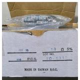 Bulk Lot of NOS RCD RSF3B Resistors 5 Ohm 5% - 7 Bags - 350 Total