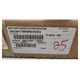 NOS Surplus NIC Components NRLM471M200V25X30 Electrolytic Capacitors 200V 470uF 25x30 - Qty 200