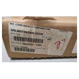 NOS Surplus NIC Components NRLM471M200V 25X30 Electrolytic Capacitors 200V 470uF 25x30 - Qty 200