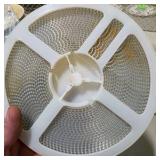 Mixed Lot of 8 New Surplus Component Reels - NIC Capacitors and Chip Resistors - Partial Included