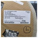 NOS Surplus NIC Components NACE221M35V8X10.5TR13 SMD Aluminum Electrolytic Capacitors 220uF 35V 8x10.5 - Qty 300