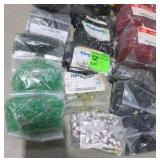 Mixed Lot of New Surplus LED Components - Kingbright and Other Assorted Indicator Lamps - Partial Bags Included