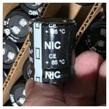 NOS Surplus NIC Components NRLM471M200V 25X30 Electrolytic Capacitors 200V 470uF 25x30 - Qty 200