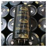 NOS Surplus Samwha HC Label Number: 08041-20-00486 100WV 10000uF Electrolytic Capacitors 35x65mm - 50 Pcs - HC 2A 109 M 35065 HA 1 00