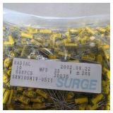 NOS Surplus Radial Capacitors SRN100M1V-0511 10uF 35V ±20% - 1,698 Pcs