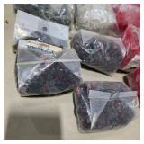 Mixed Lot of NOS Surplus Kingbright LED Components - Red, Orange, Green and Clear Indicator Lamps