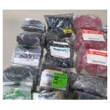 Mixed Lot of New Surplus LED Components - Kingbright and Other Assorted Indicator Lamps - Partial Bags Included