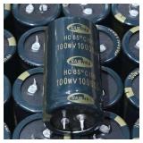 NOS Surplus Samwha HC Label Number: 08041-20-00486 100WV 10000uF Electrolytic Capacitors 35x65mm - 50 Pcs - HC 2A 109 M 35065 HA 1 00