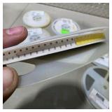 Mixed Lot of 8 New Surplus Component Reels - NIC Capacitors and Chip Resistors - Partial Included