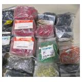 Mixed Lot of New Surplus LED Components - Kingbright and Other Assorted Indicator Lamps - Partial Bags Included