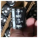 NOS Surplus NIC Components NRLM471M200V25X30 Electrolytic Capacitors 200V 470uF 25x30 - Qty 200