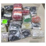 Mixed Lot of New Surplus LED Components - Kingbright and Other Assorted Indicator Lamps - Partial Bags Included