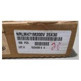 NOS Surplus NIC Components NRLM471M200V 25X30 Electrolytic Capacitors 200V 470uF 25x30 - Qty 200