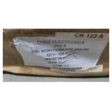 NOS 125 Pc Sener CR123A 3V Lithium Batteries - Bulk Battery Lot - P/N SCR17335A/719