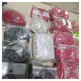 Mixed Lot of NOS Surplus Kingbright LED Components - Red, Orange, Green and Clear Indicator Lamps