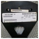 2 Reels NOS Surplus Nippon NSPZ820M6.3V Capacitors 6.3V 82uF 6.3x5.5 SMD - 1,000 Per Reel