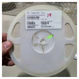 Mixed Lot of 8 New Surplus Component Reels - NIC Capacitors and Chip Resistors - Partial Included