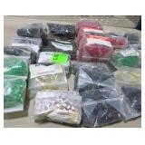 Mixed Lot of New Surplus LED Components - Kingbright and Other Assorted Indicator Lamps - Partial Bags Included