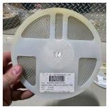 Mixed Lot of 8 New Surplus Component Reels - NIC Capacitors and Chip Resistors - Partial Included