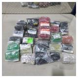 Mixed Lot of New Surplus LED Components - Kingbright and Other Assorted Indicator Lamps - Partial Bags Included