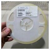 Mixed Lot of 8 New Surplus Component Reels - NIC Capacitors and Chip Resistors - Partial Included