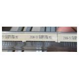 Mixed Lot of 12 New Surplus Kingbright DC08-11YWA LED Display Bars - 10 Large and 2 Small Tubes