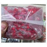 Mixed Lot of NOS Surplus Kingbright LED Components - Red, Orange, Green and Clear Indicator Lamps