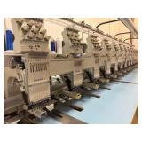 12 head embroidery Barudan Unitech 12 head embroidery machine. Well maintained and a must see!