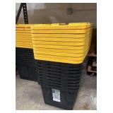 27 gallon totes (10)